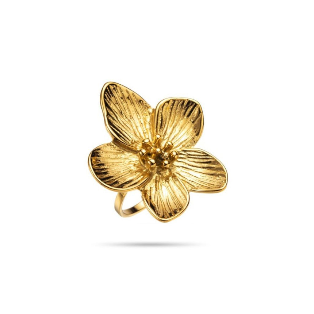 PERIMADE Bague réglable en forme de fleur de cerisier PERIMADE Bague réglable en forme de fleur de cerisier
