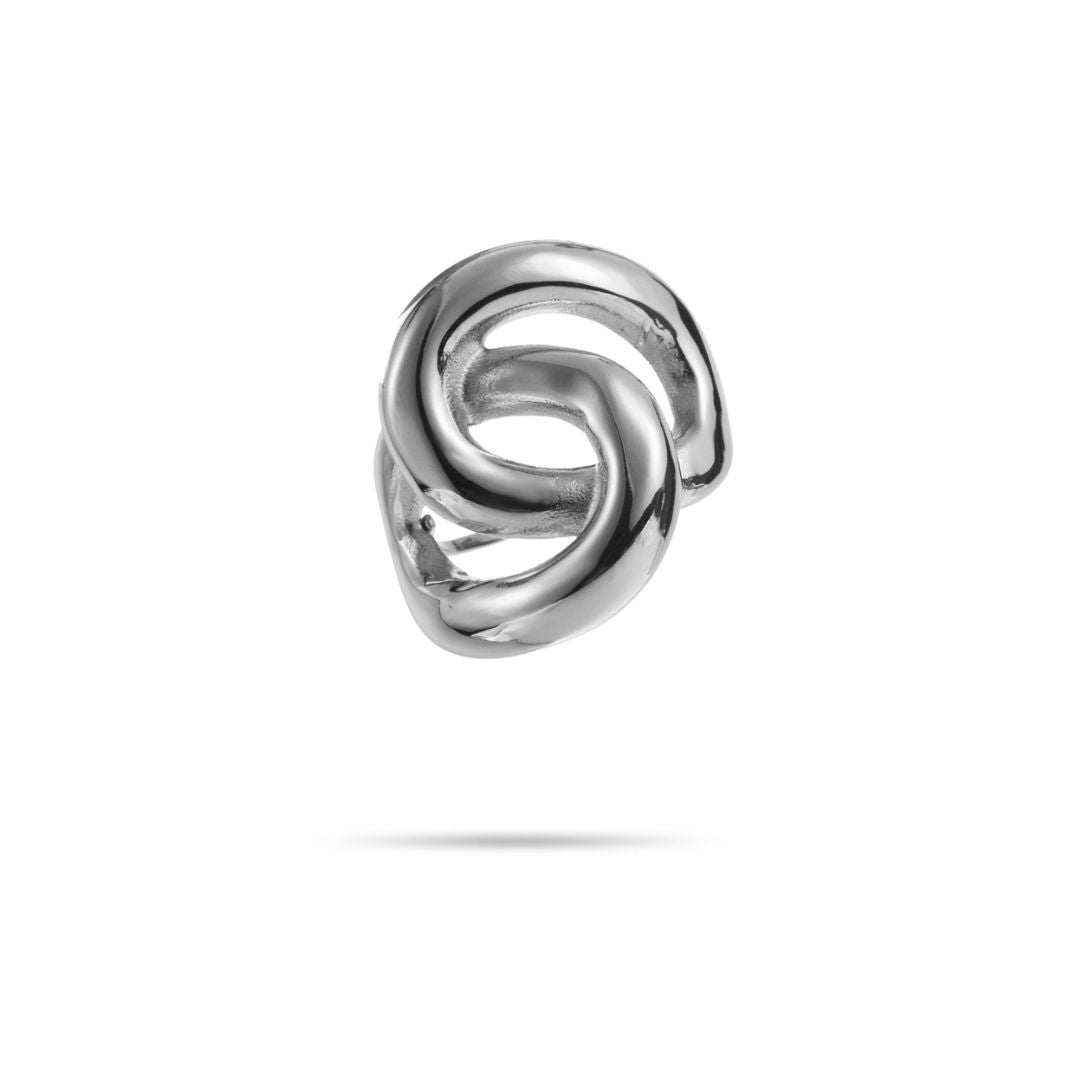 BOBIJOO Jewelry - Bague Femme Homme 3 Anneaux Entrelacés Acier Inoxydable 316L Argenté Mariage Alliance - 58 (8 US BOBIJOO Jewelry - Bague Femme Homme 3 Anneaux Entrelacés Acier Inoxydable 316L Argenté Mariage Alliance - 58 (8 US