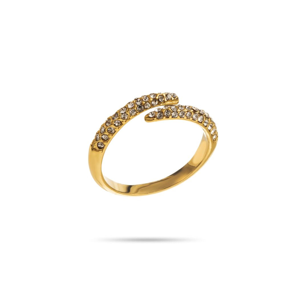 Bague fantaisie strass originale - Martina