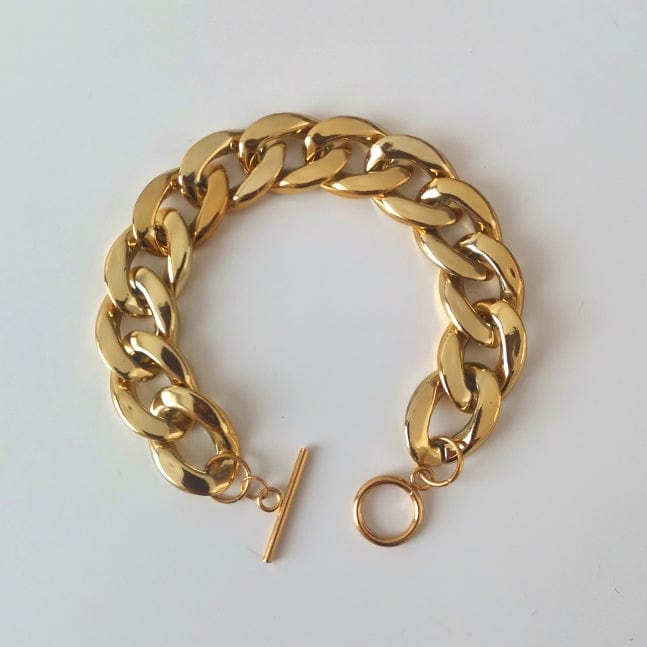 Bracelet en acier inoxydable - doré, Bracelets, Sacha
