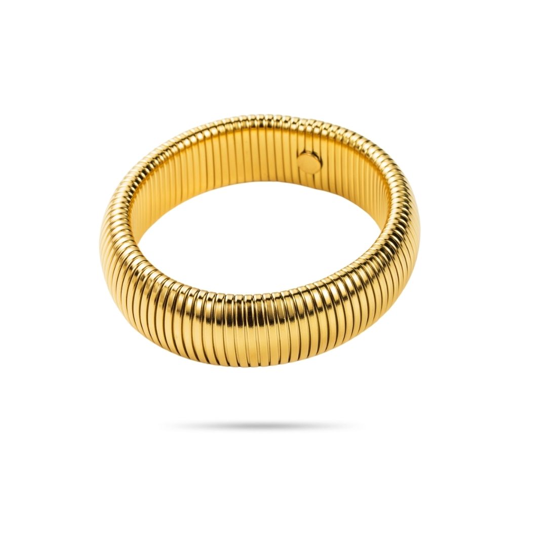 Bracelet Jonc fin intemporel en or doré 24carats – Petite Madame Bracelet Jonc fin intemporel en or doré 24carats – Petite Madame