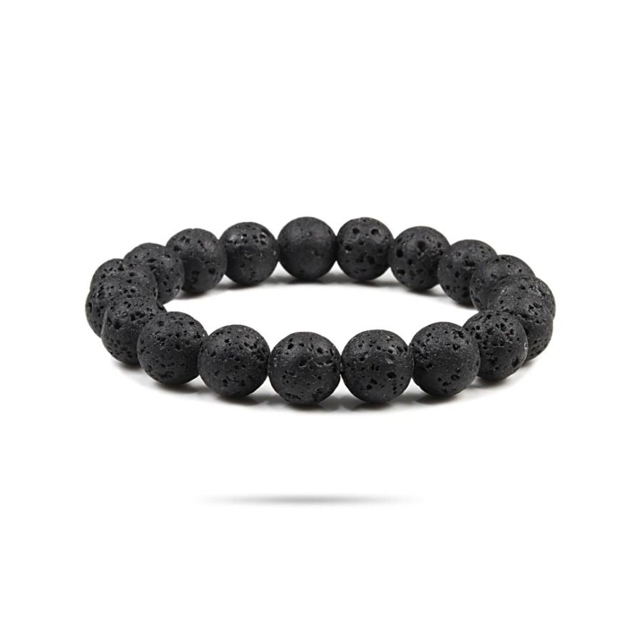 Bracelet perles de pierres naturelles 10 mm pour homme | Téo