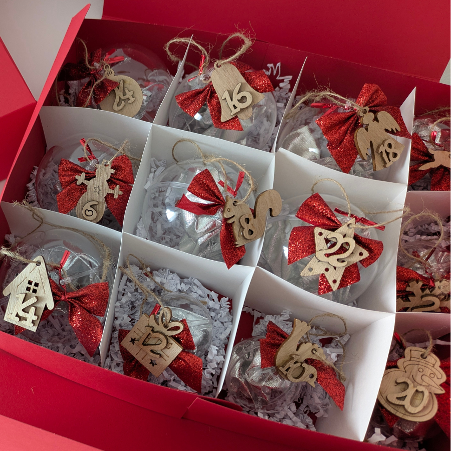 Calendrier de l'Avent Bijoux en acier inoxydable 2025