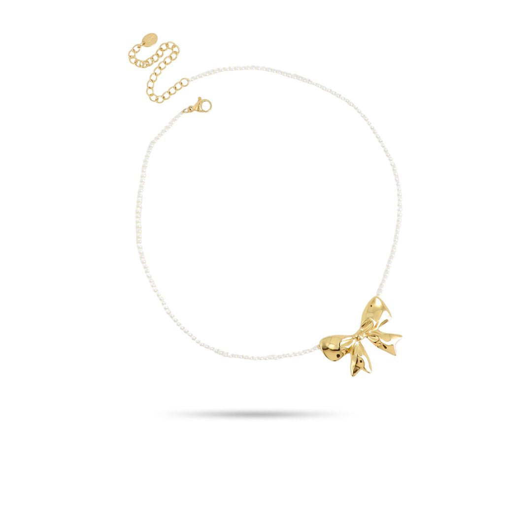 Collier pendentif papillon en diamant plaqué or pour femme - Emir ICE Collier pendentif papillon en diamant plaqué or pour femme - Emir ICE