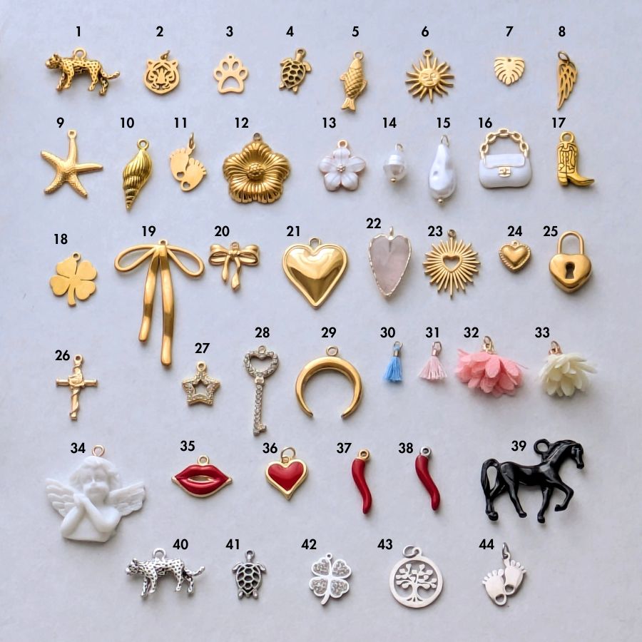 Collier à charms | Collier à breloques personnalisé Elisa