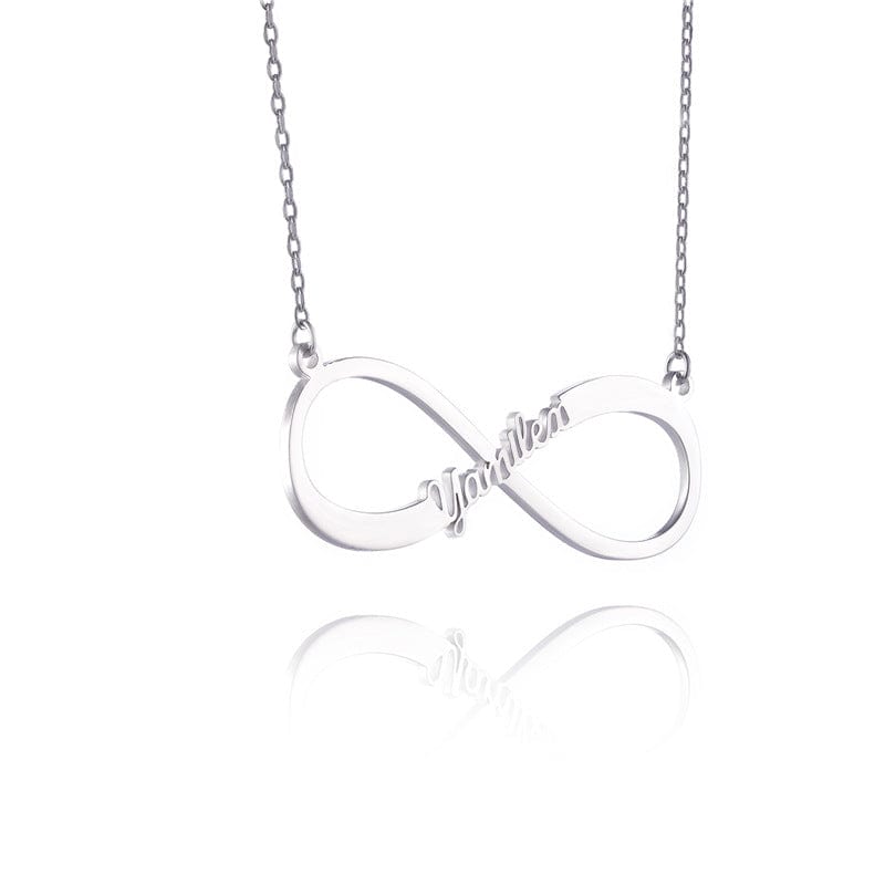 DIY Custom S925 Sterling Silver Infinity Necklace