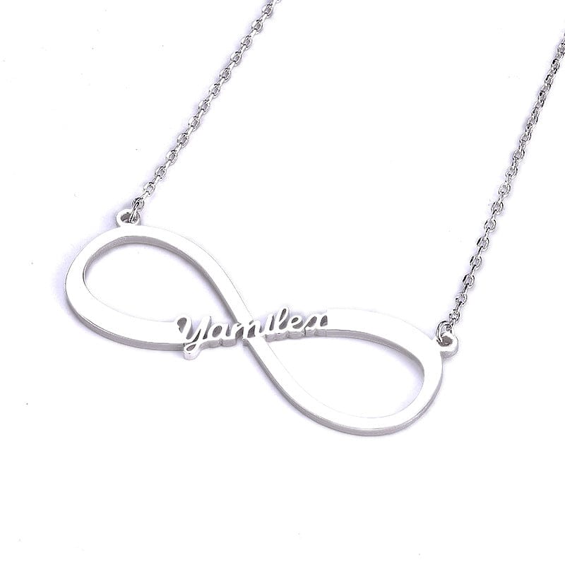 DIY Custom S925 Sterling Silver Infinity Necklace